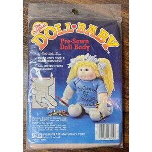 Martha Nelson Thomas Fibre Craft Materials Corp The Original Doll Baby Pre-Sewn